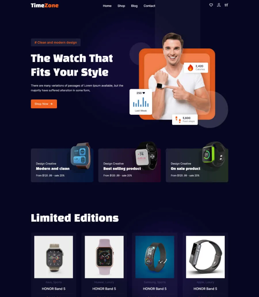 TimeZone - ECommerce Store